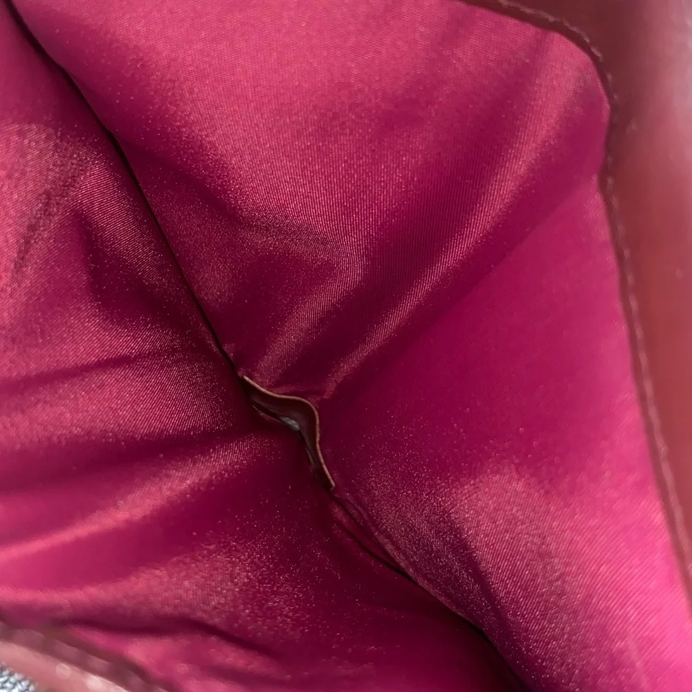 Dior Bordeaux Monogram Trotter Saddle Wallet
